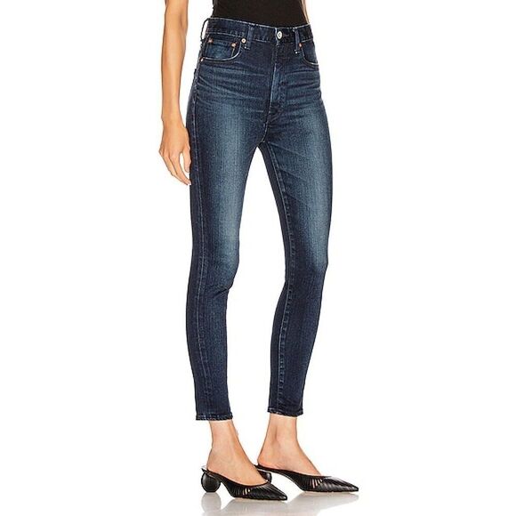 Moussy Vintage Mid Wash High Rise Skinny Leg Jeans Size 29 Inseam 27 - Picture 1 of 13